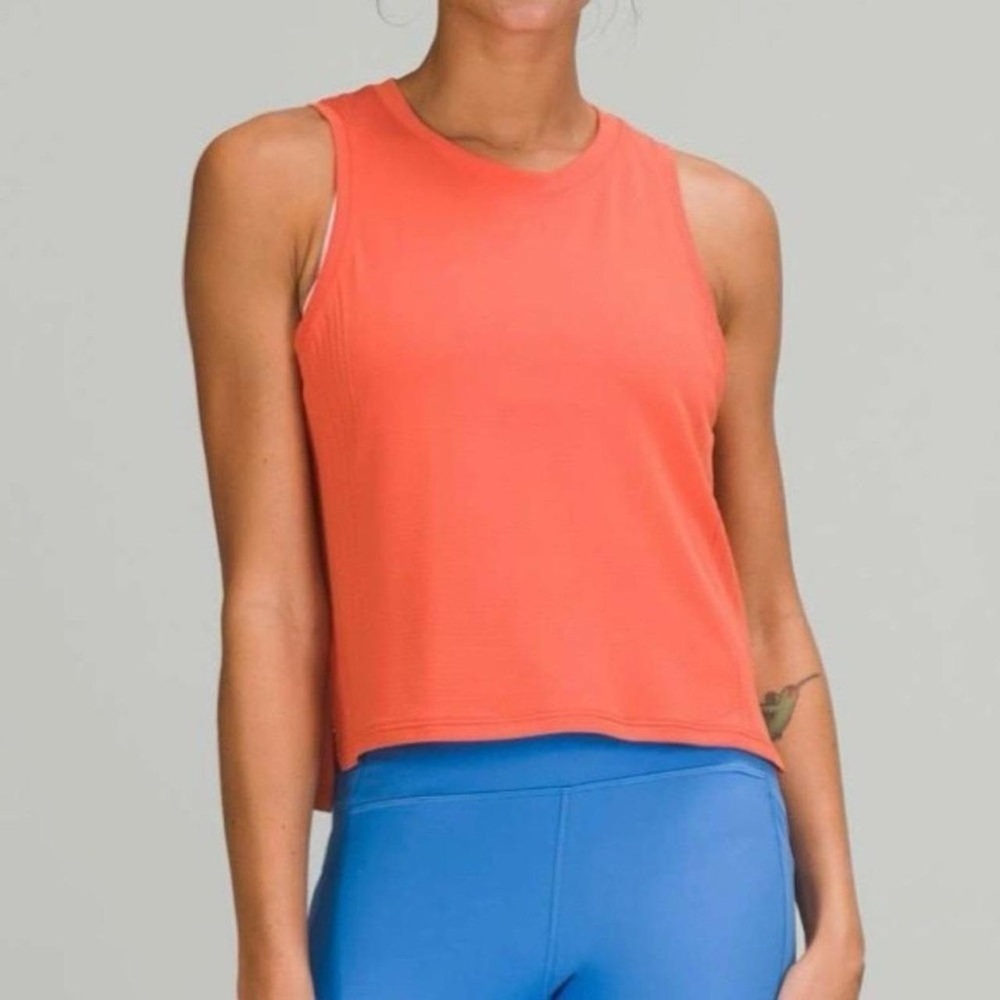 lululemon athletica Orange Tank Top